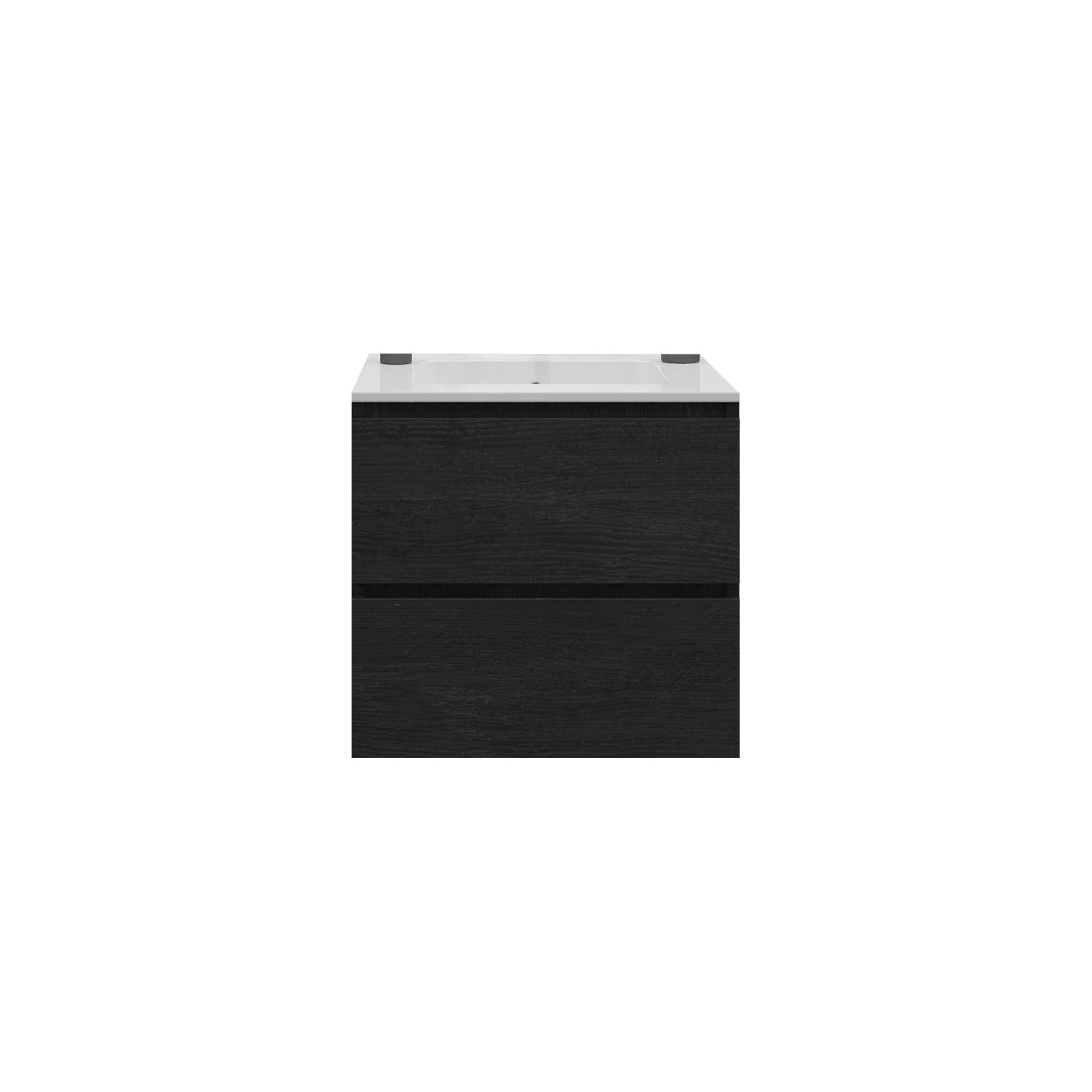Badkamermeubelset Gliss Zeus 60 cm Zwart Eiken