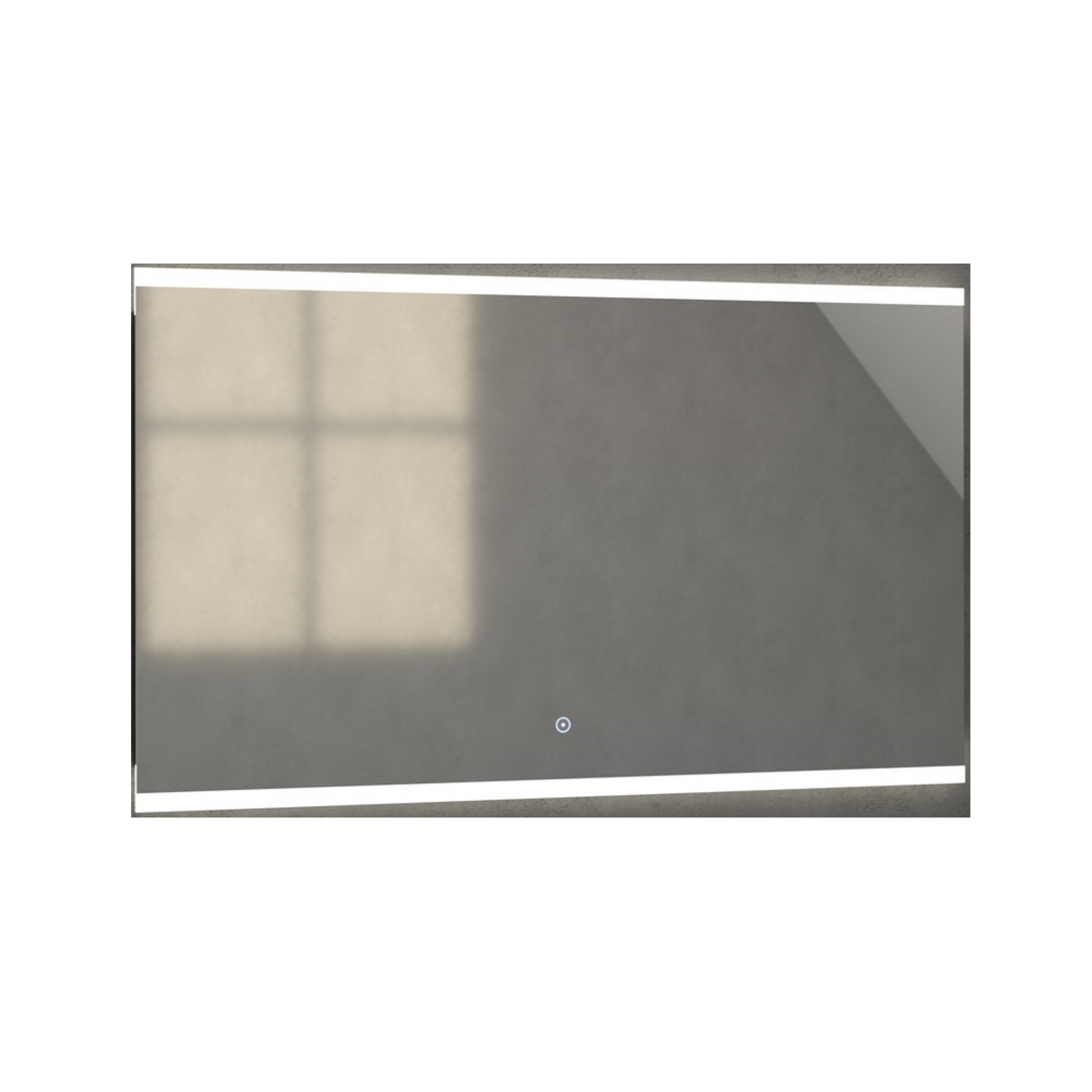 Badkamerspiegel met LED Verlichting Sanitop Twinlight 118x70x3 cm
