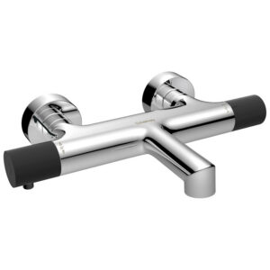 Badkraan Opbouw Sapho Solaris Chroom/Mat Zwart