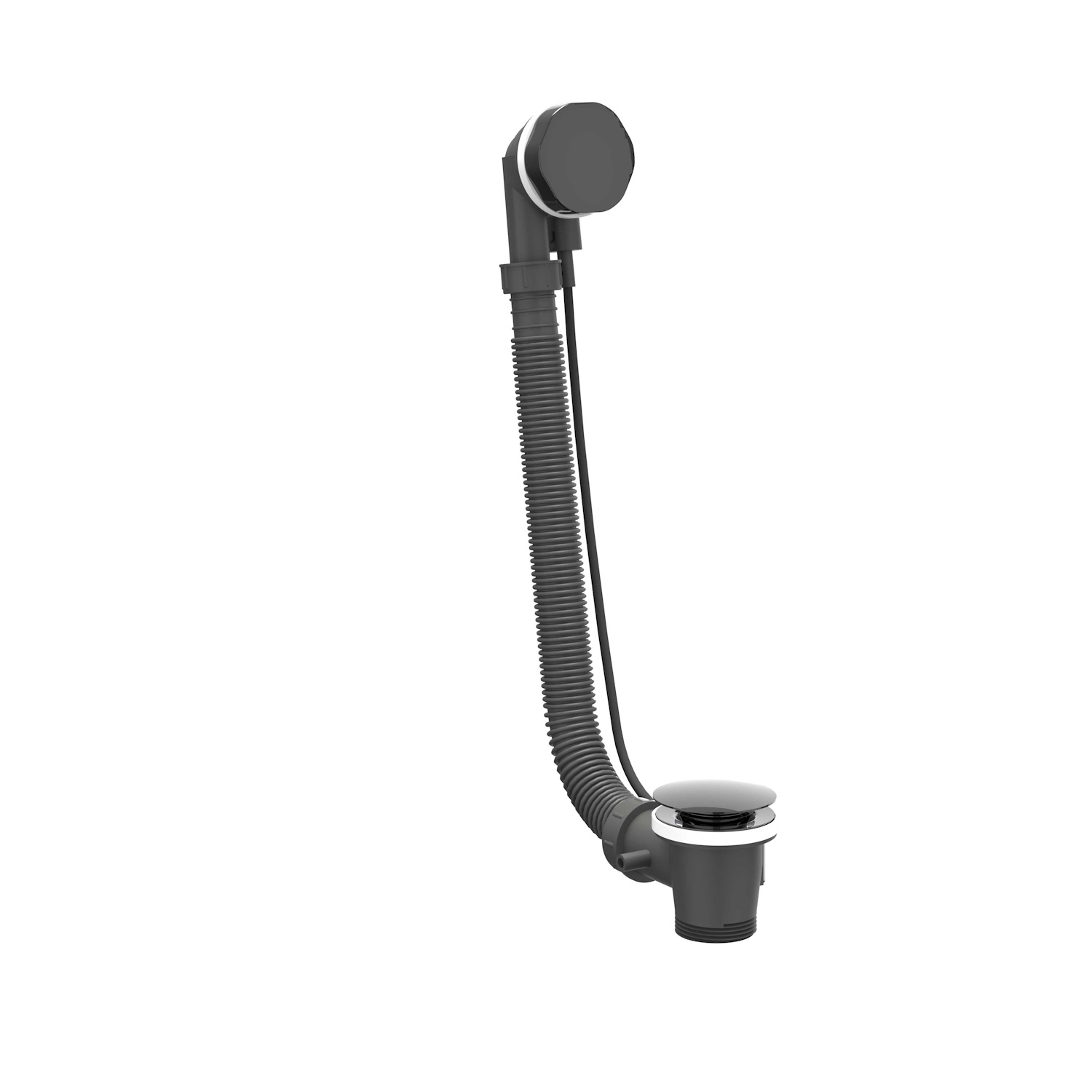 Badoverloopset IVY Zwart Chroom PVD