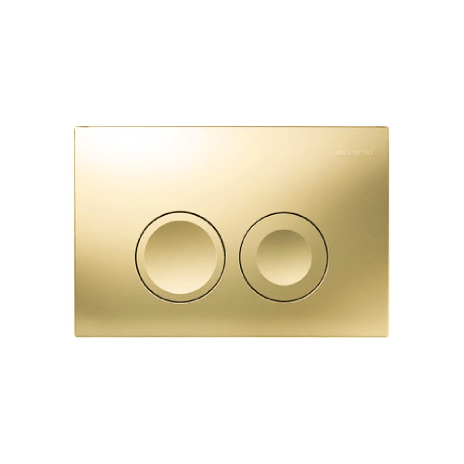 Bedieningsplaat Delta 25 by Geberit Frontbediening Goud