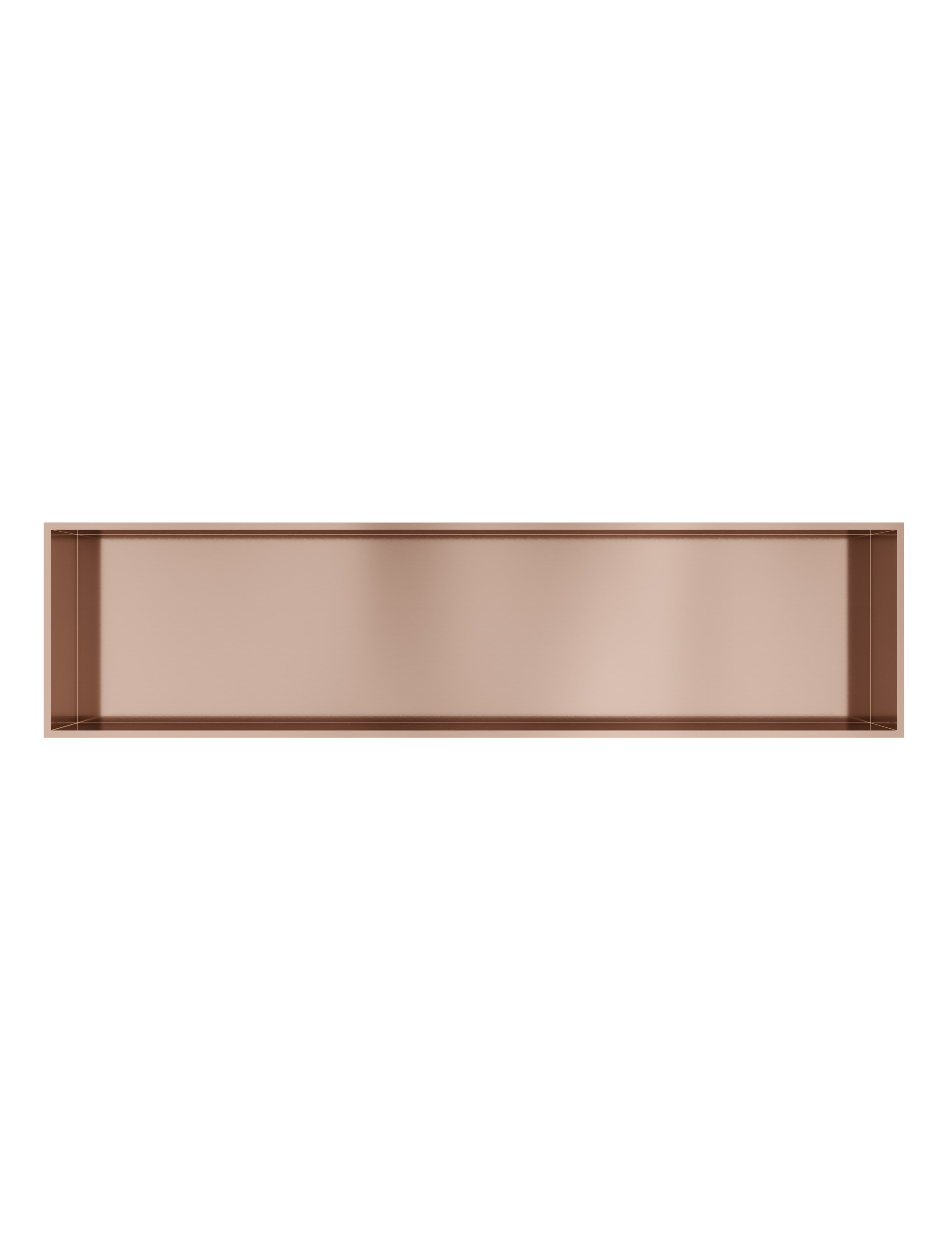 Hotbath &MORE Inbouwnis 30x120x10cm Geborsteld Koper PVD