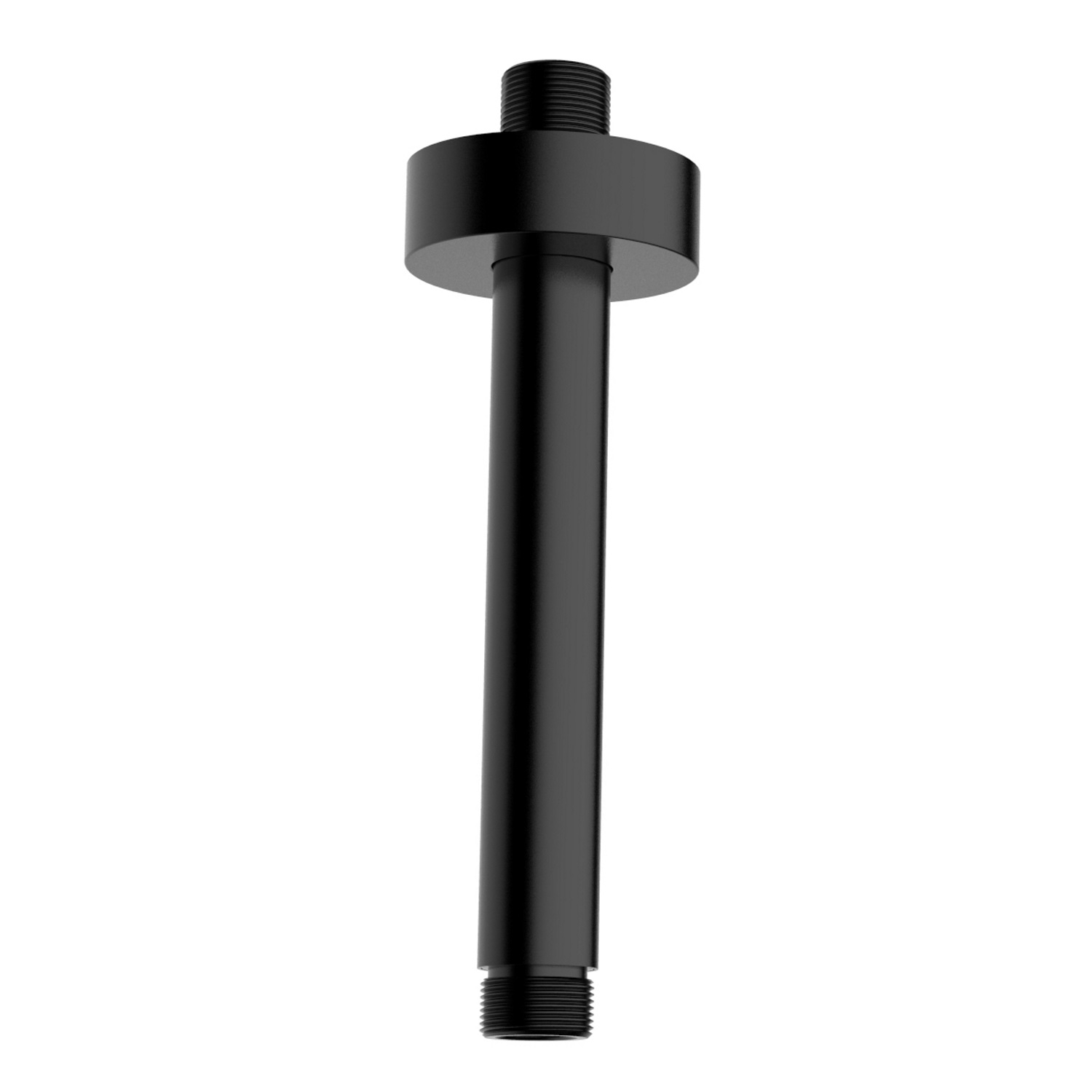 BWS Douche-Arm Luxe Rond Plafondbevestiging 30 cm Mat Zwart