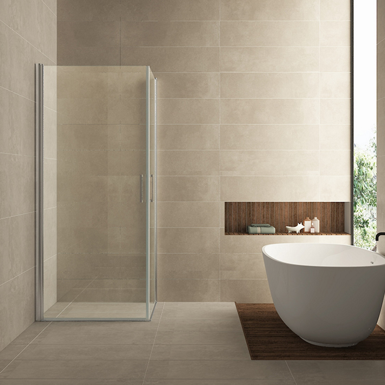 BWS Douchecabine Dubbele Swingdeur 100x100cm 8mm NANO Coating