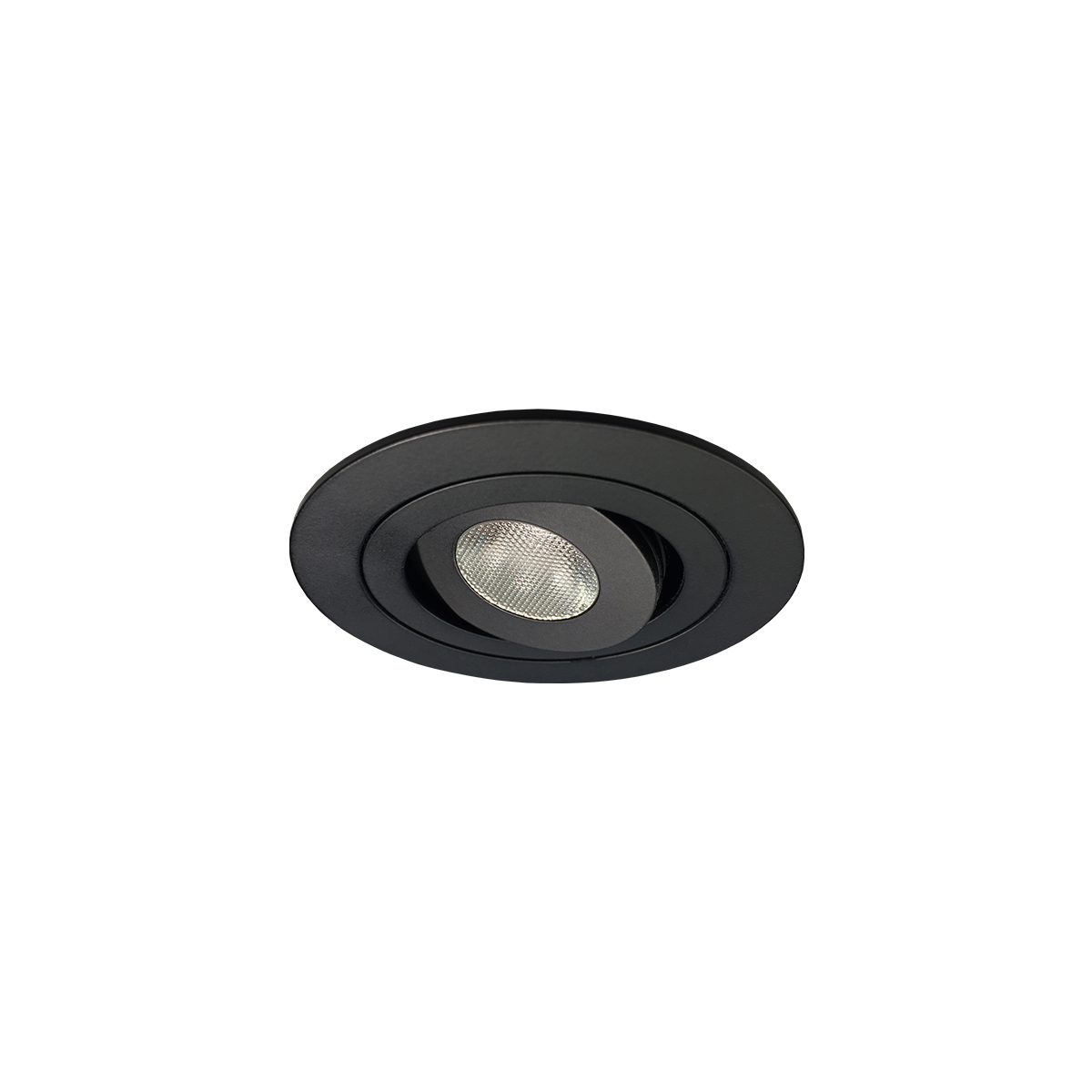 Inbouwspot BWS Norma Mini LED 6x3.2 cm Mat Zwart