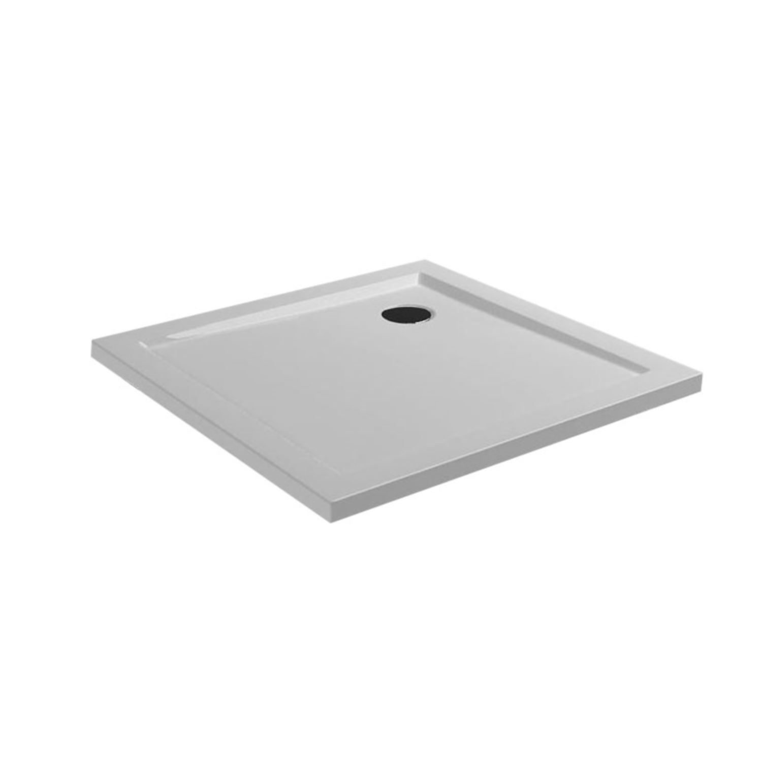 Luxe douchebak SMC vierkant 90 x 90 x 4 cm wit