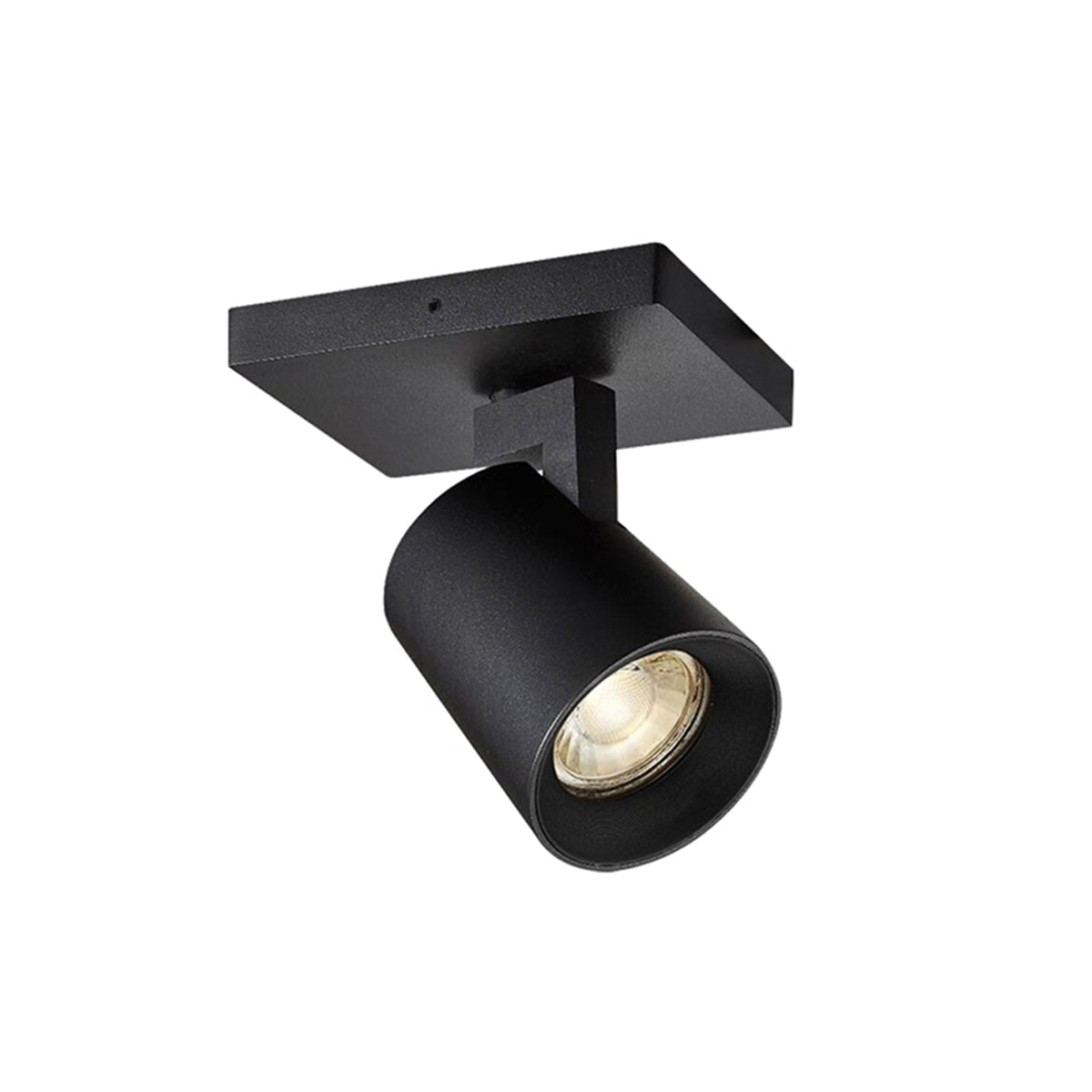 Opbouwspot BWS Merga 1 11x11.2cm Zwart