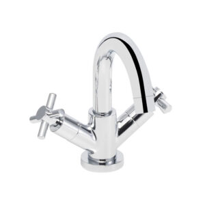 BWS Wastafelmengkraan 2 Knops Cross Chroom