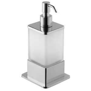 Eris vrijstaande zeepdispenser chroom