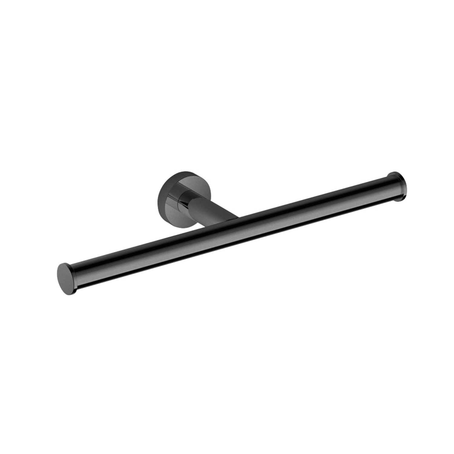 Toiletrolhouder Hotbath Cobber Zwart Chroom