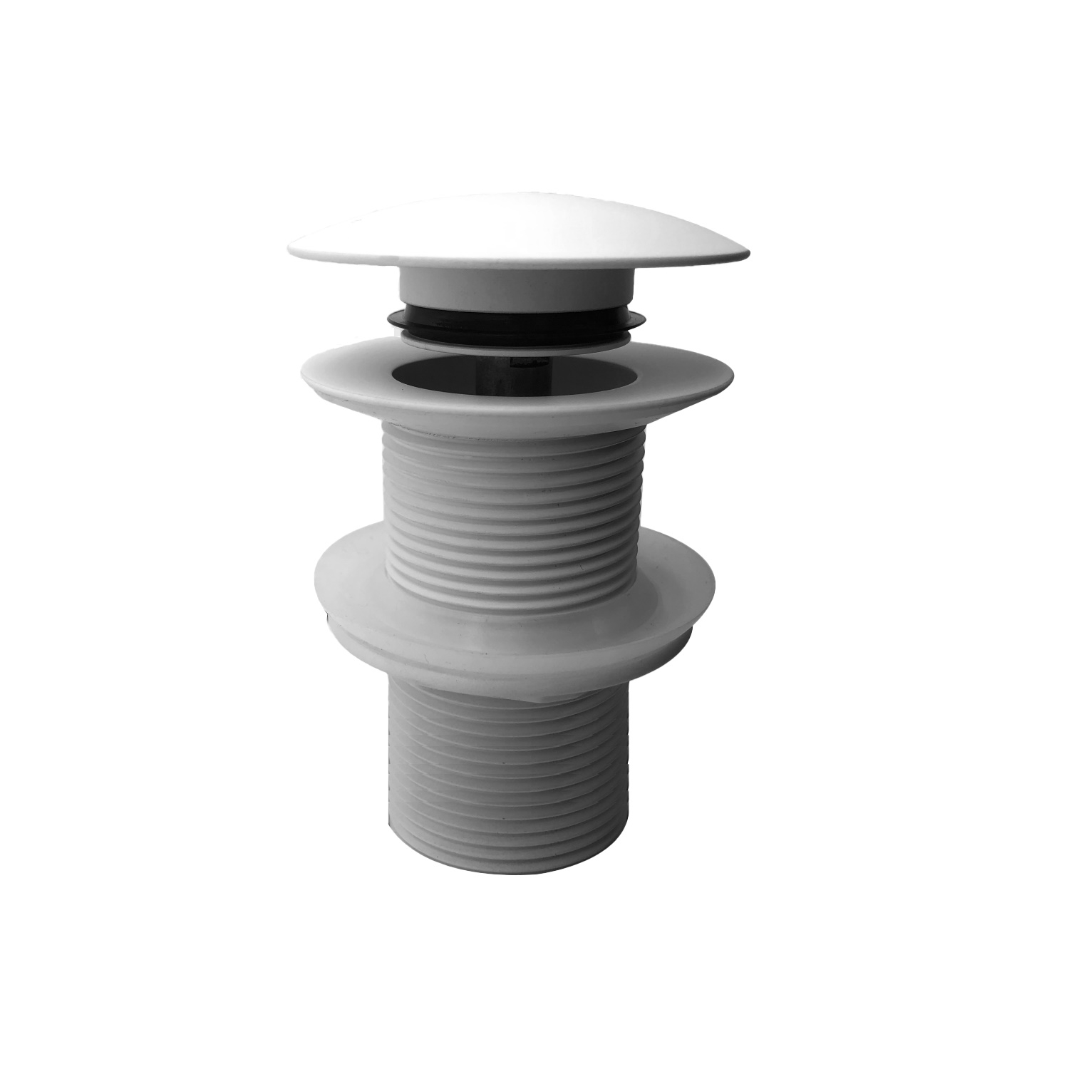 Clickwaste Afvoerplug Wiesbaden Caral Verlengd 5/4" Mat Wit