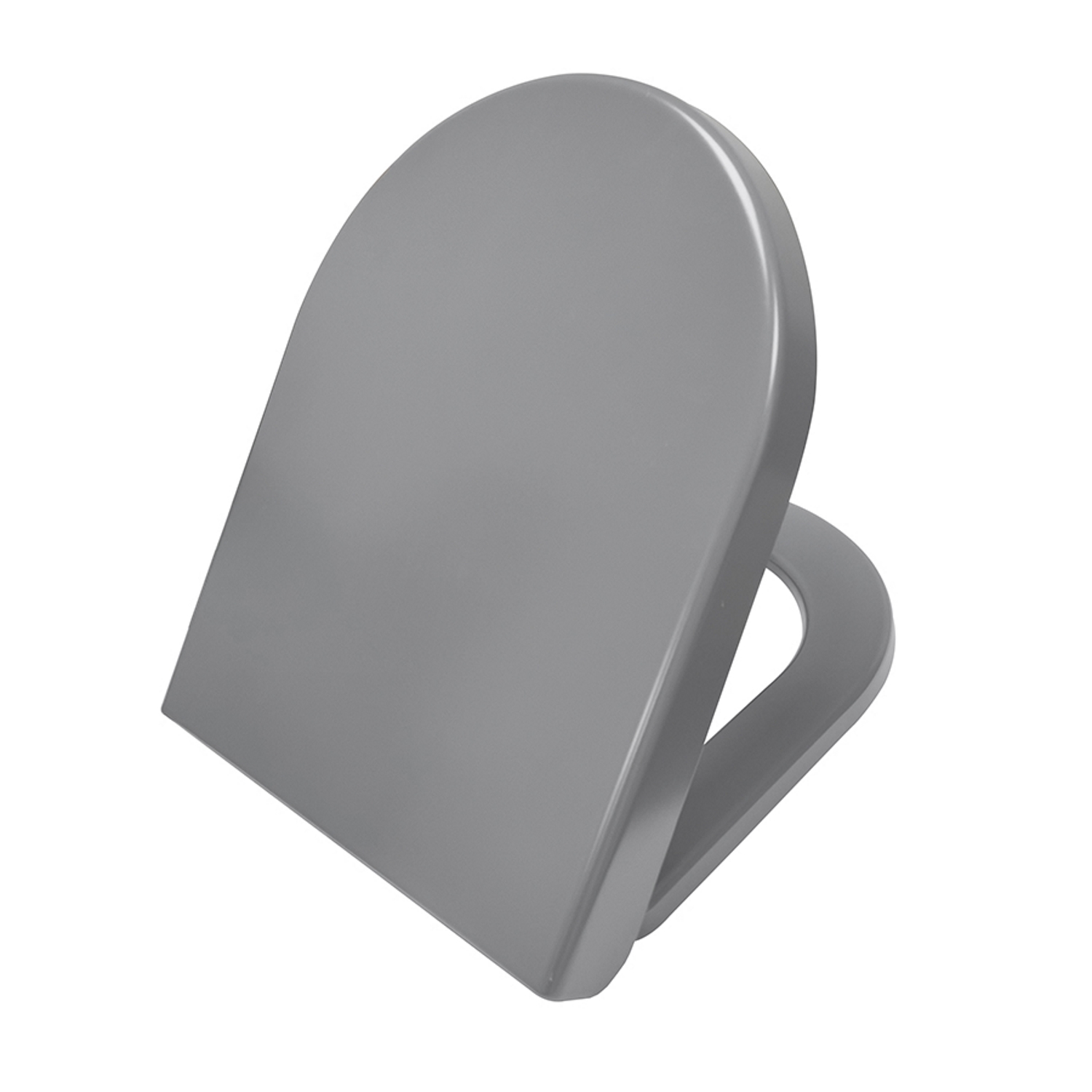 Closetzitting Soft-close Vesta Wiesbaden tbv Wandcloset 52 cm Mat Grijs