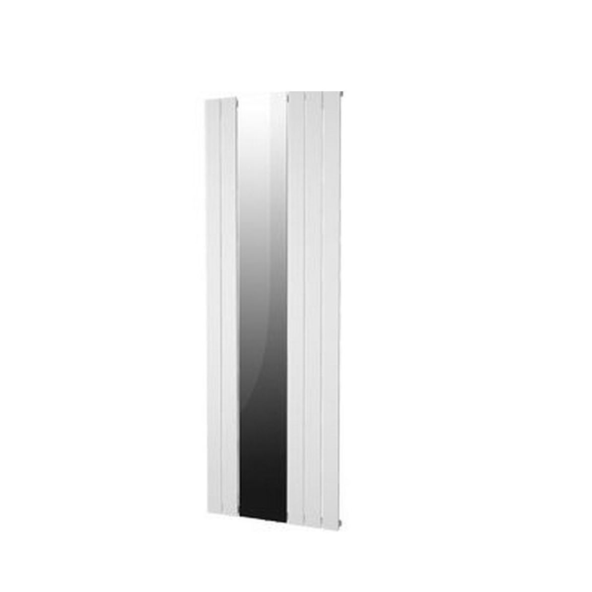 Designradiator Plieger Cavallino Retto Specchio 773 Watt Middenaansluiting 180x60,2 cm Pearl Grey