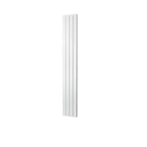 Designradiator Plieger Cavallino Retto Dubbel 817 Watt Middenaansluiting 180x29,8 cm Wit