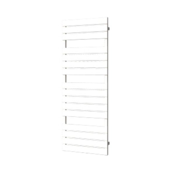 Designradiator BWS Genuo met Middenaansluiting 152 x 55 cm 800 Watt Mat Wit