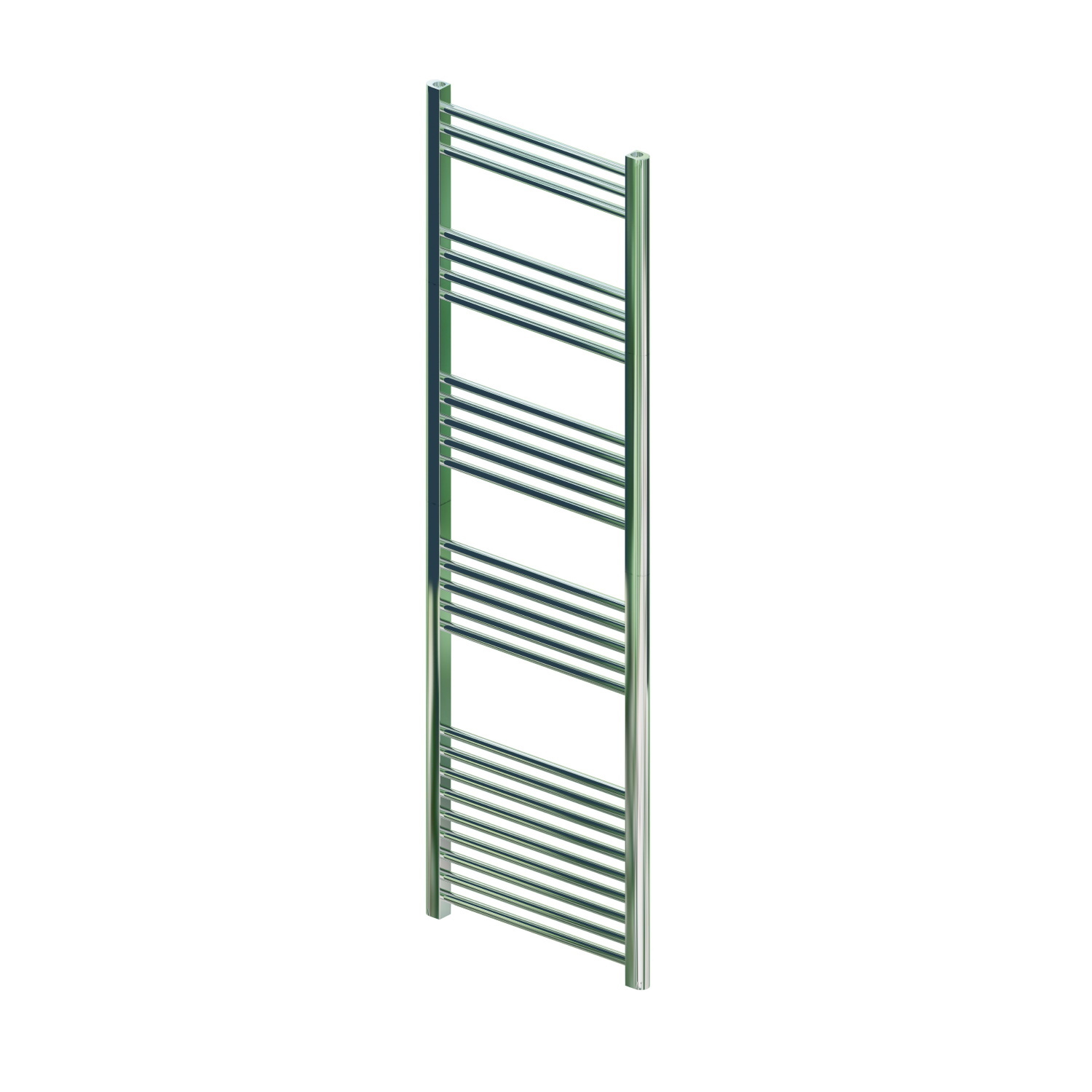 Designradiator BWS Vertico Multirail 160x50 cm Chroom Zij-Onderaansluiting