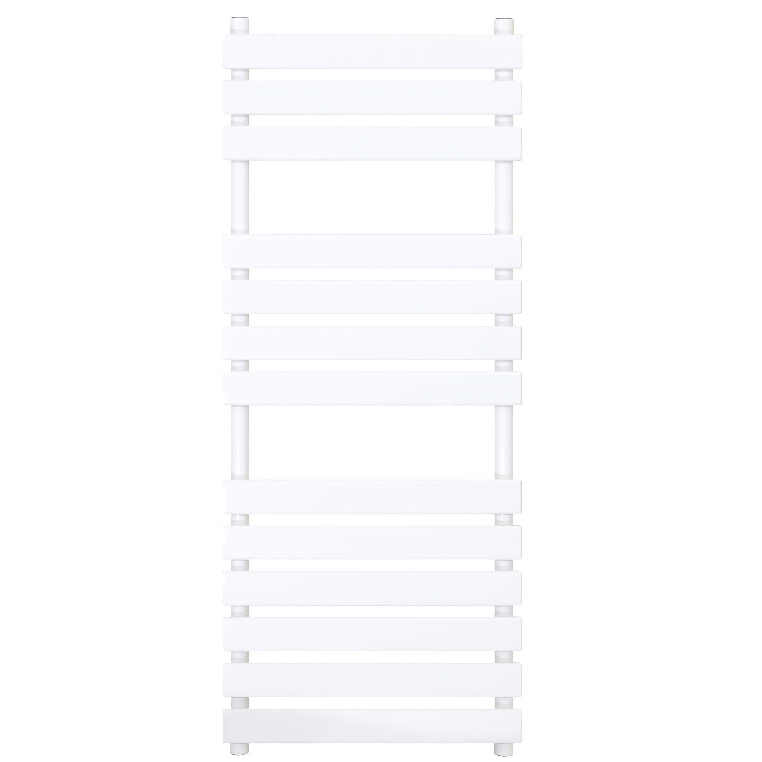 Designradiator BWS Flora 130x50cm 615W Wit (Links Rechts Aansluiting)