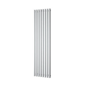 Designradiator Plieger Trento 1086 Watt Middenaansluiting 180x47 cm Antraciet Metallic