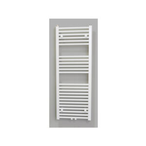 Radiator Sanicare Middenaansluiting Recht 667 Watt Inclusief Ophanging 120x45 cm Mat Zwart