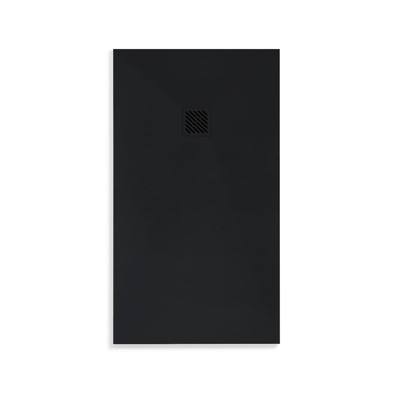 Douchebak BWS Elsa Composiet Anti-slip 160x90x3 cm Mat Zwart