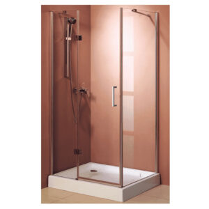 Douchecabine Sanilux Carole vierkant scharnierdeur 90x90cm 8mm