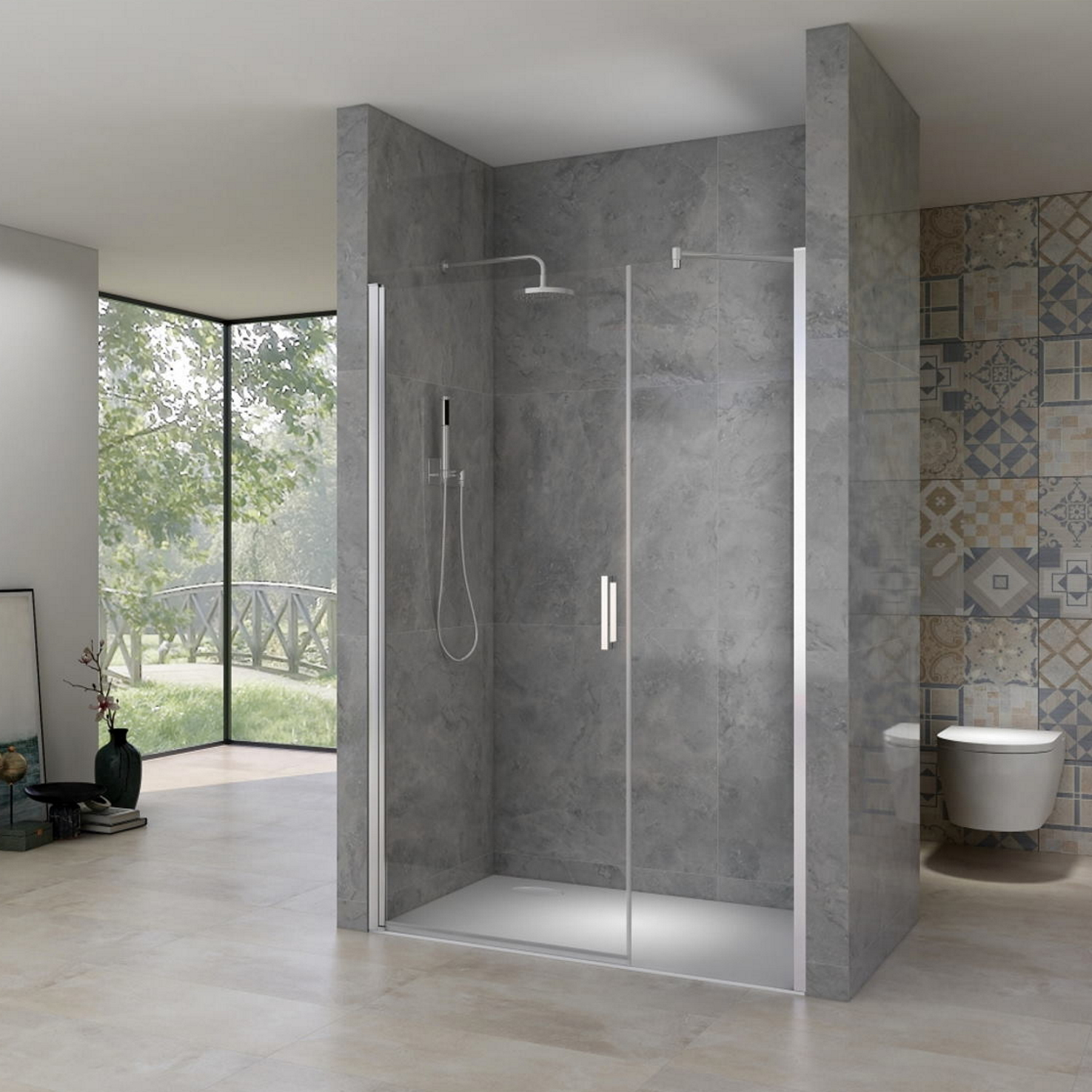 Douchecabine Van Rijn ST02 200 Chroom