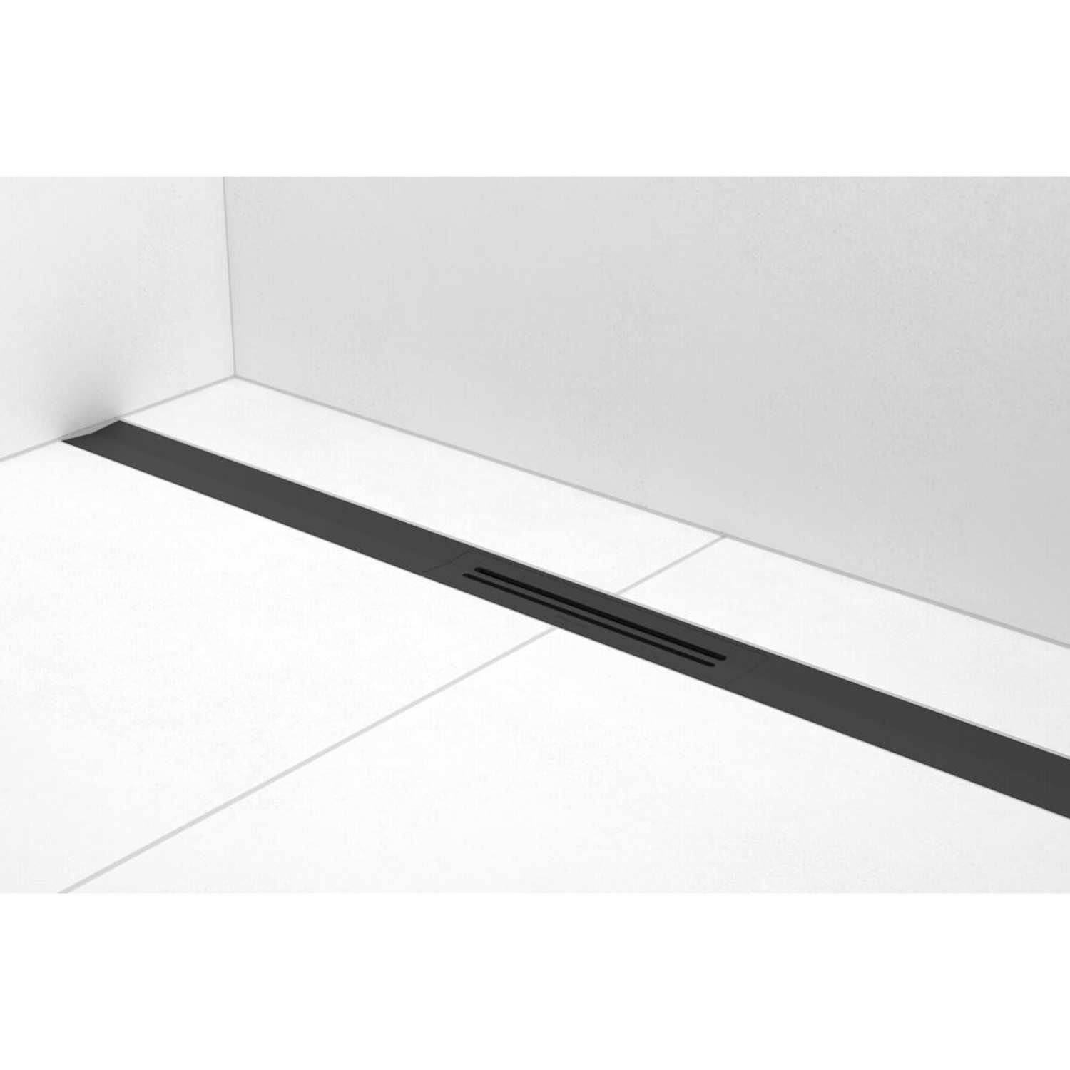 Douchegoot Easy Drain R-Line Clean 80cm Mat Zwart