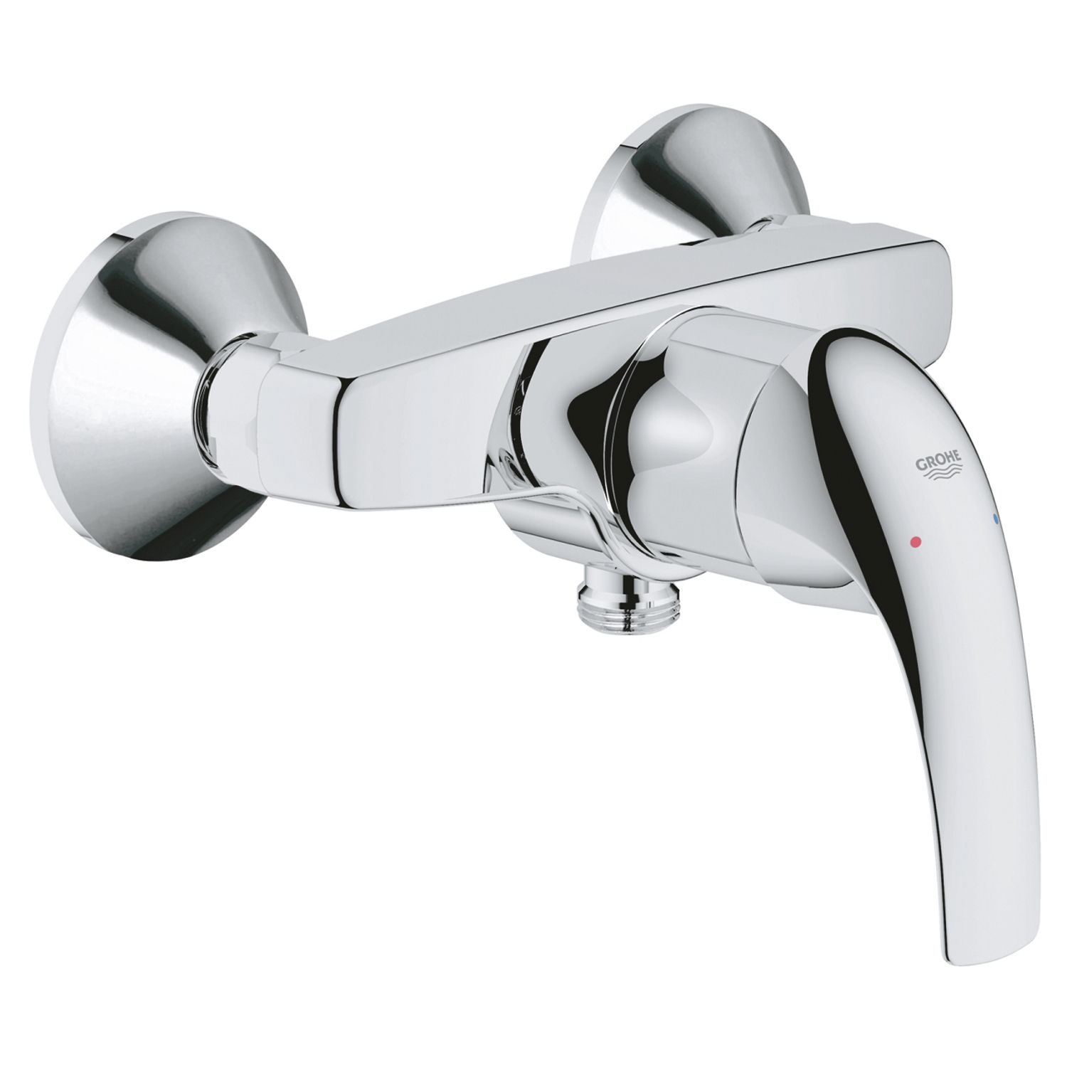 Douchekraan Grohe Start Curve zonder Omstel met Koppelingen Chroom