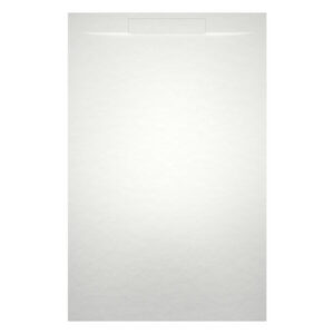 Douchevloer Riho Isola 160x90 cm Leisteen Mat Wit