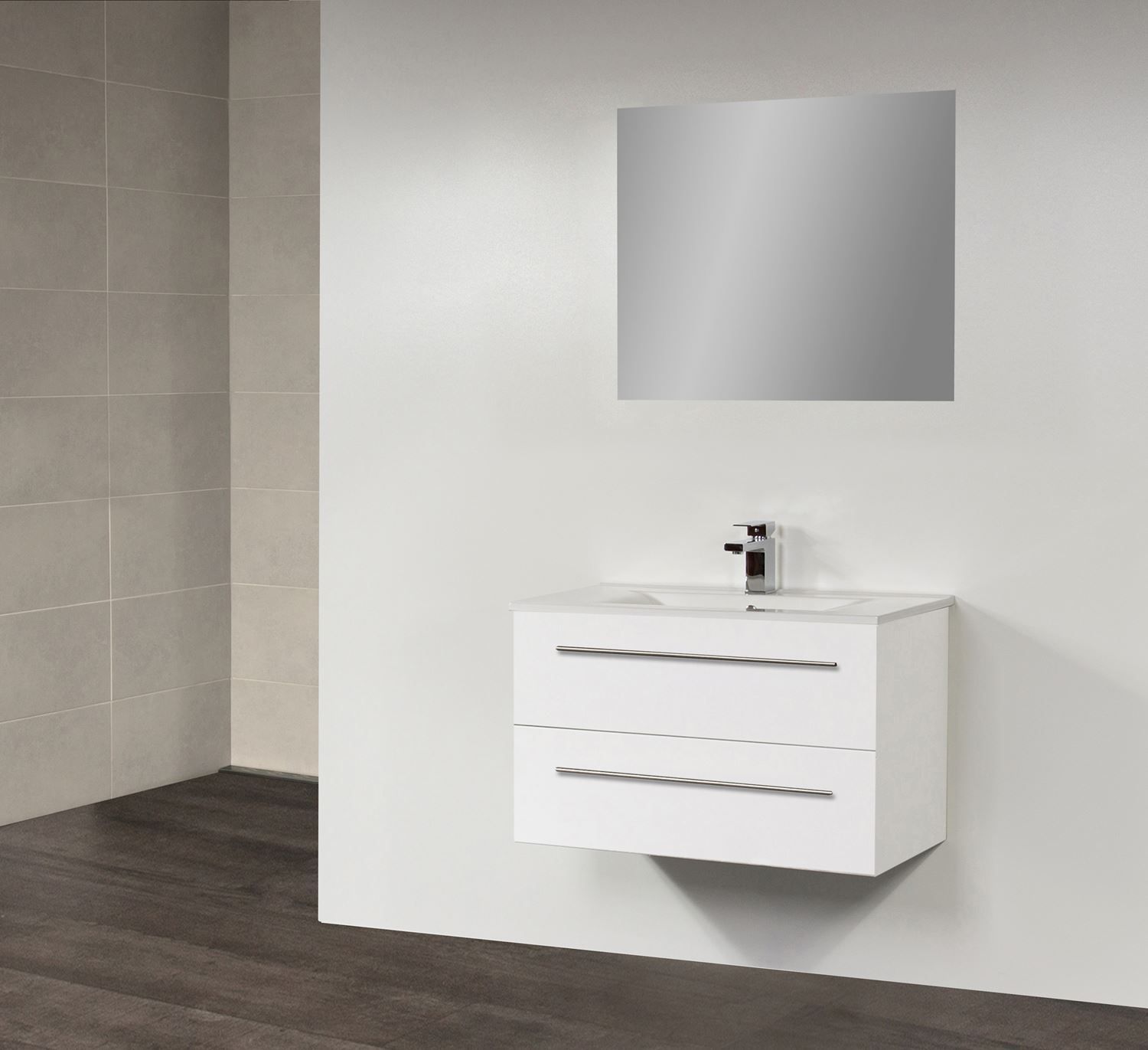 Badkamermeubel Exclusive Empoli 80 cm Wit