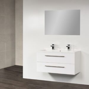 Badkamermeubel Exclusive Bologna 100 cm Wit