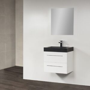 Badkamermeubel Exclusive Black Spirit 60 cm Wit