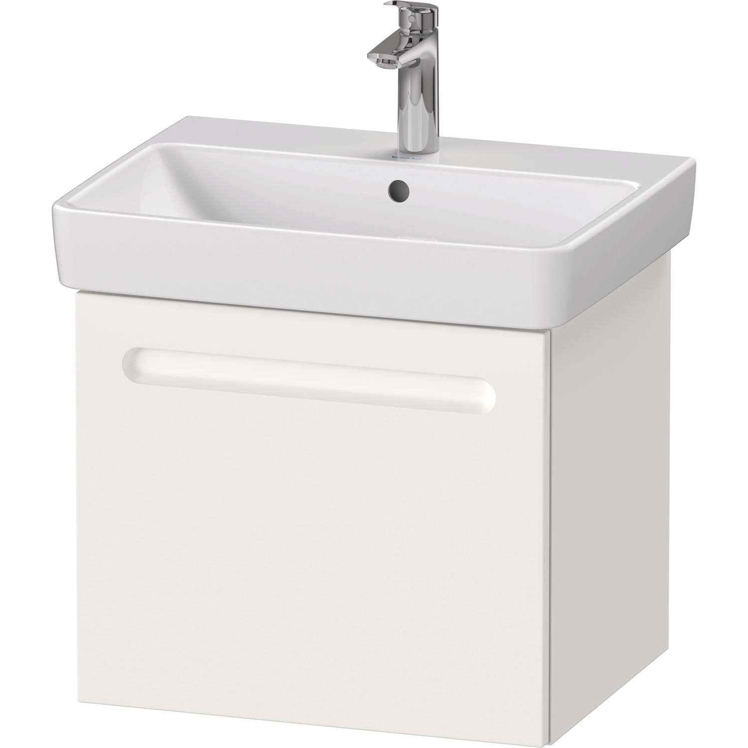 Wastafelkast Duravit No.1 Met 1 Lade 49x42.6x47.8cm Met Geïntegreerde greep Mat Wit
