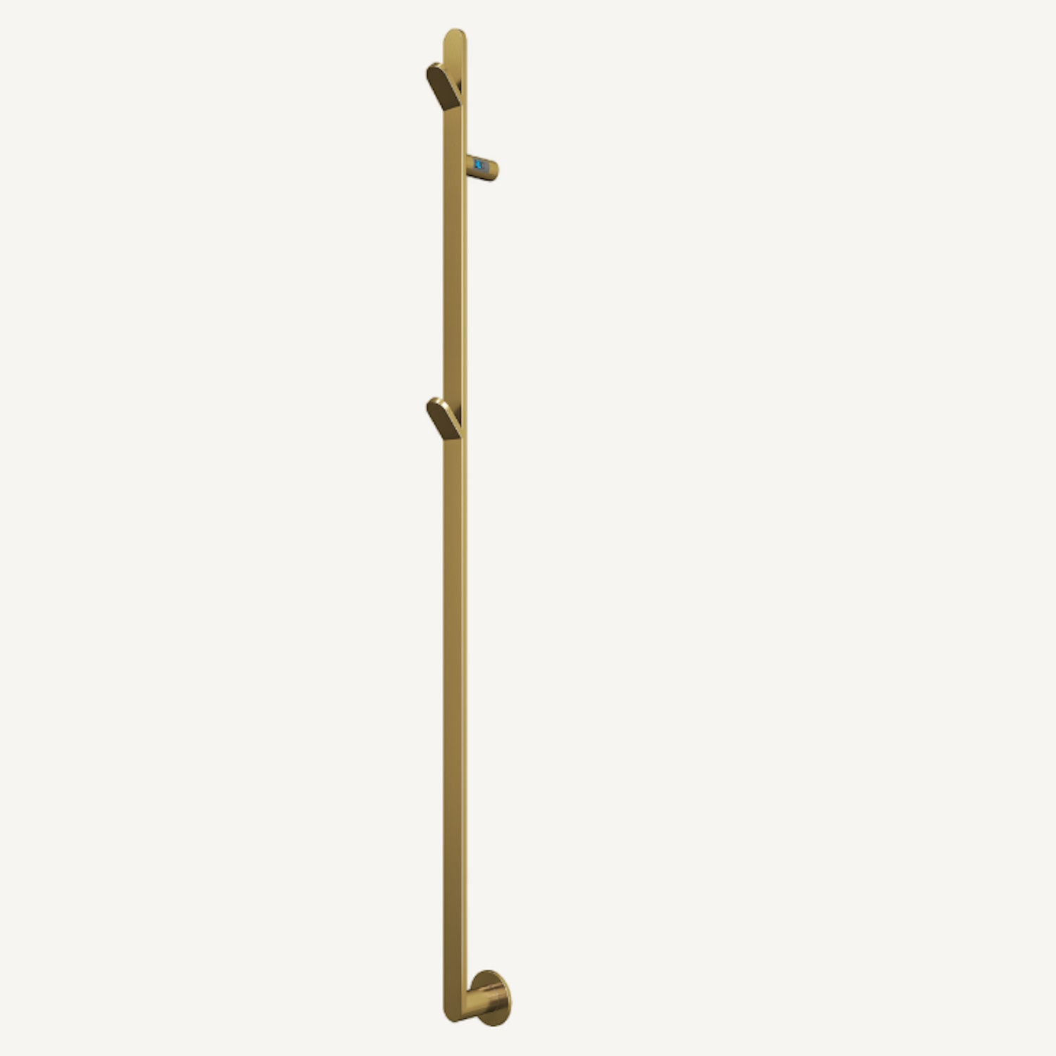 Elektrische Radiator TVS PLUS 1F Geborsteld Goud 150 x 8.5 cm