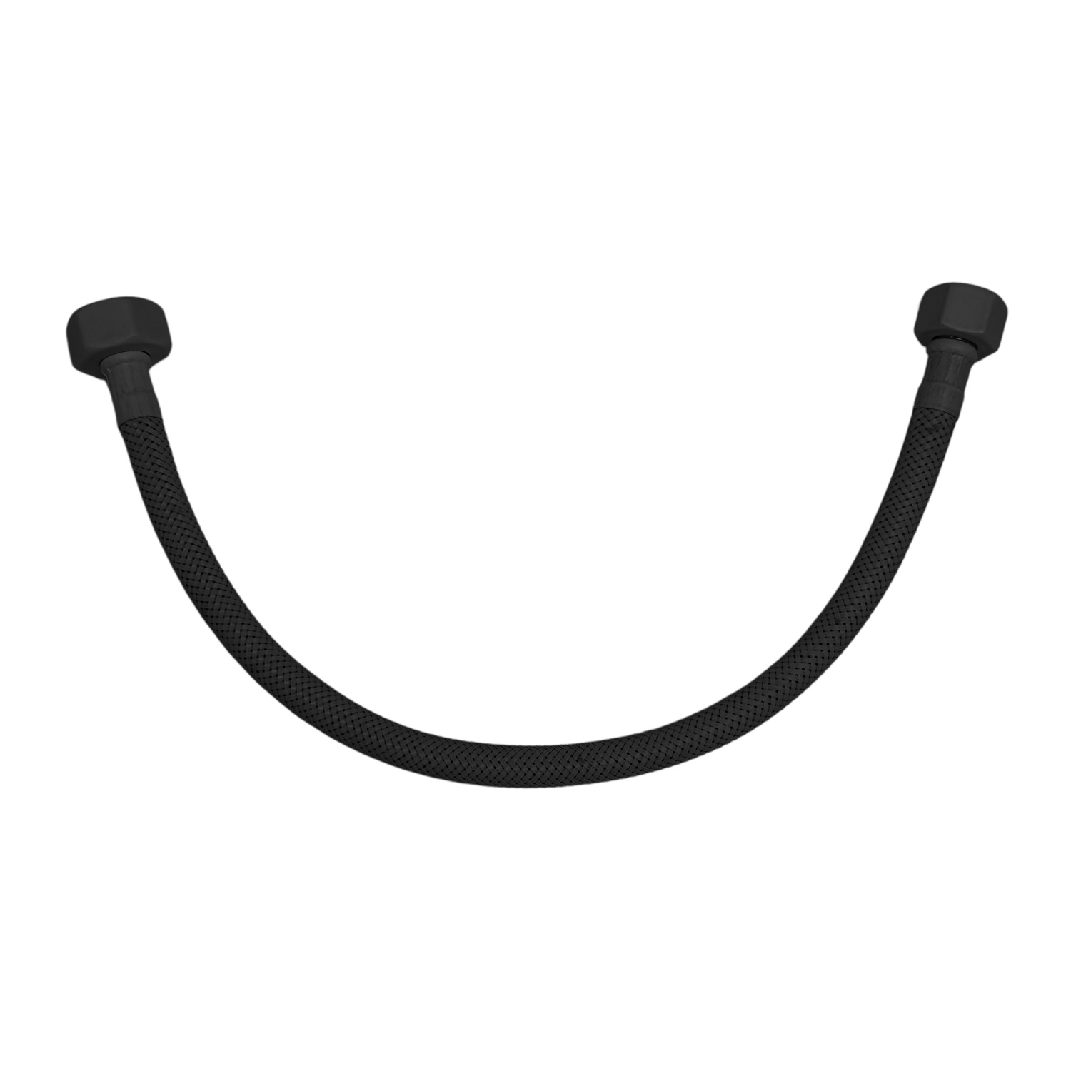 Flexibele Aansluitslang Best Design Nero 35 cm 1/2" x 3/8" Mat Zwart