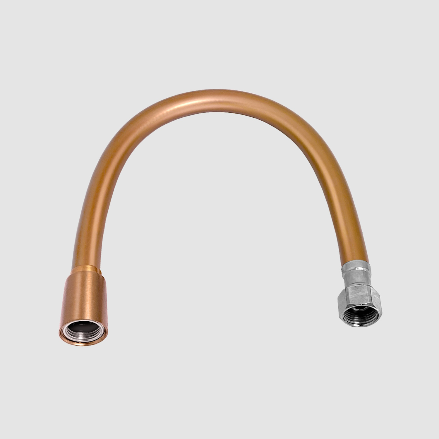 Flexibele Aansluitslang Clou 30 Cm Brons Geborsteld 2x 3/8” en 1x 1/2