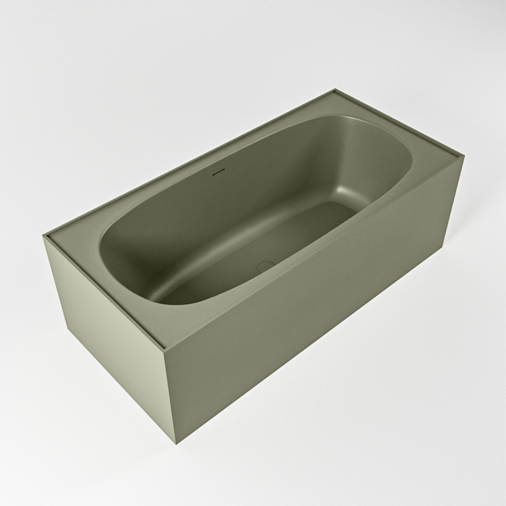 Vrijstaand Bad MONDIAZ FREEZE 180x85cm Kleur Army / Army