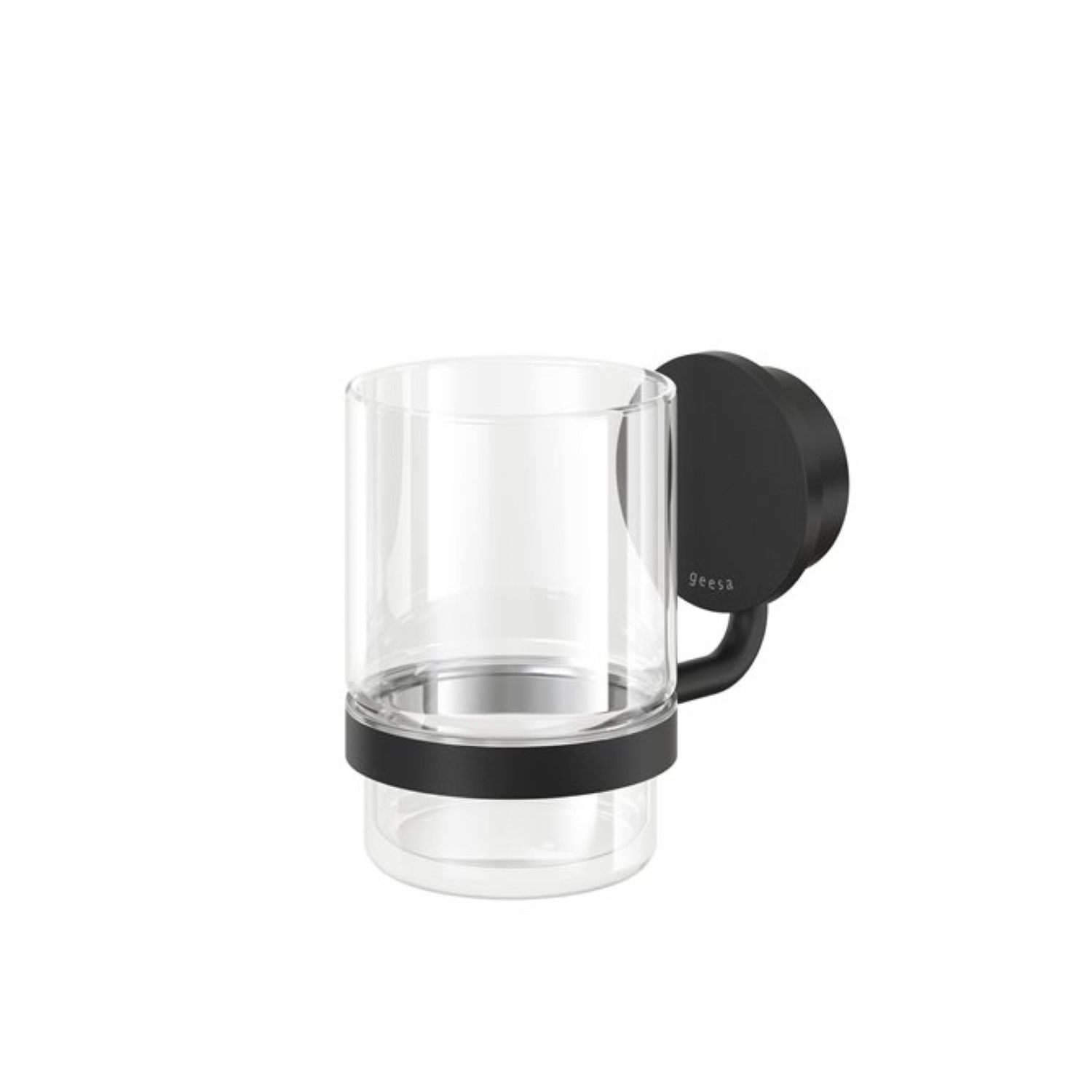 Glashouder met Glas Geesa Opal Zwart
