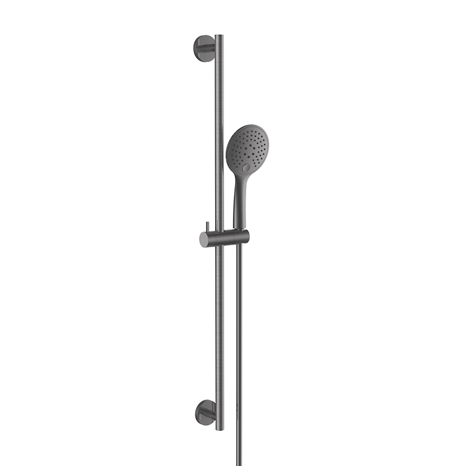 Glijstangset Wiesbaden Remi Met Handdouche 3 Standen 150 cm Gunmetal