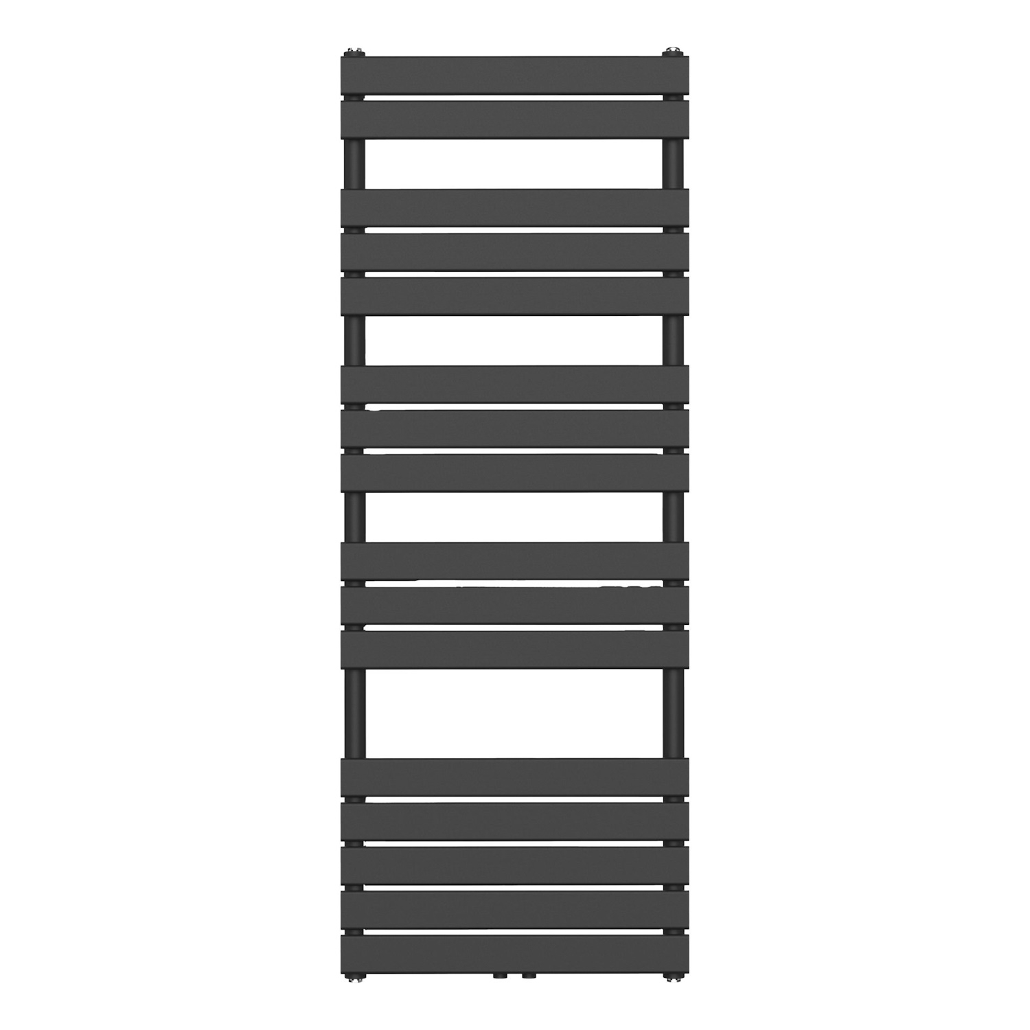 Handdoekradiator BWS Ress Middenaansluiting 160x60 cm Zwart