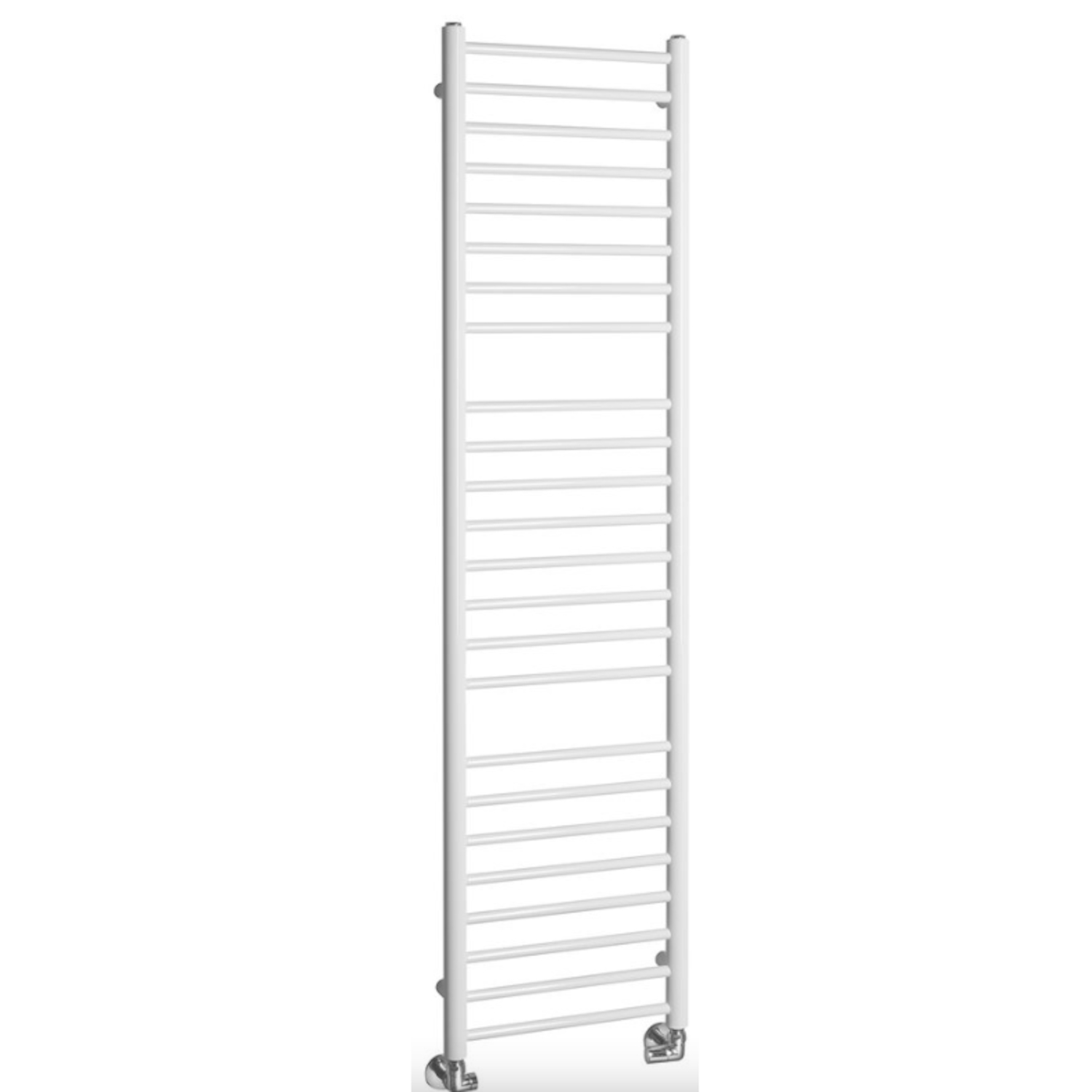 Handdoekradiator Sapho Dina Recht 40x156 cm Mat Wit
