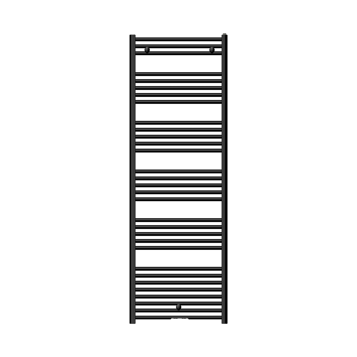 Handdoekradiator Van Marcke Basic 180/060 174.2x60 cm 900W Mat Zwart