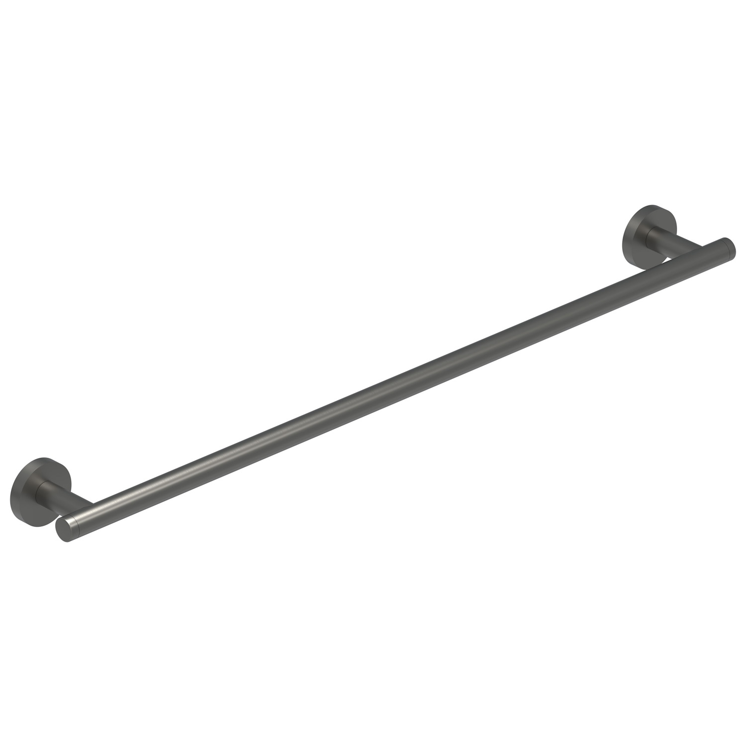 Handdoekrek IVY Enkel Wandmodel 60 cm Geborsteld Metal Black PVD