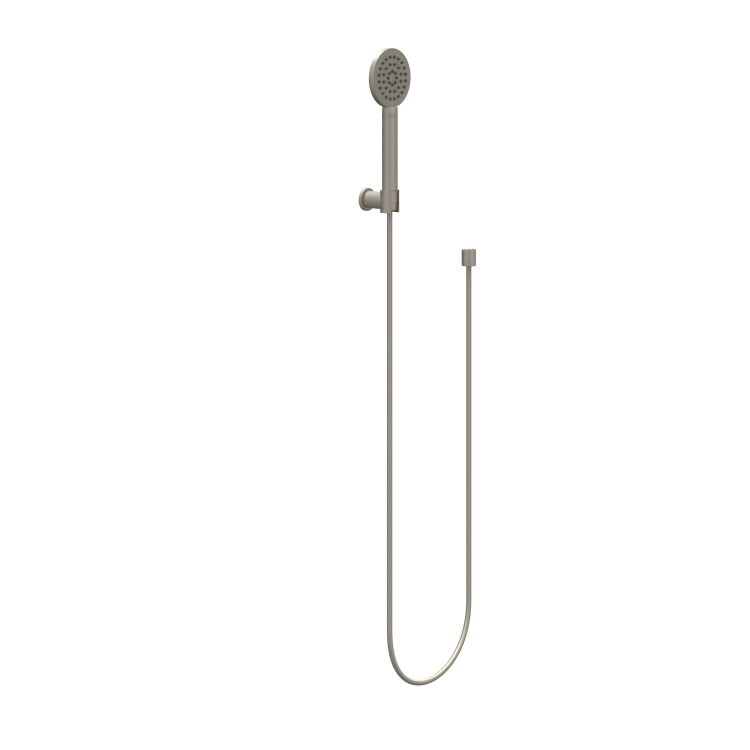 Handdoucheset IVY Set Bestaande Uit Doucheslang 150 cm, Wandhouder En Handdouche Satin Spray Geborsteld Nickel PVD