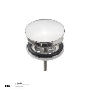 Clou Wash Me Afvoerplug Met Afdekkap Chroom 6.5x9.4cm