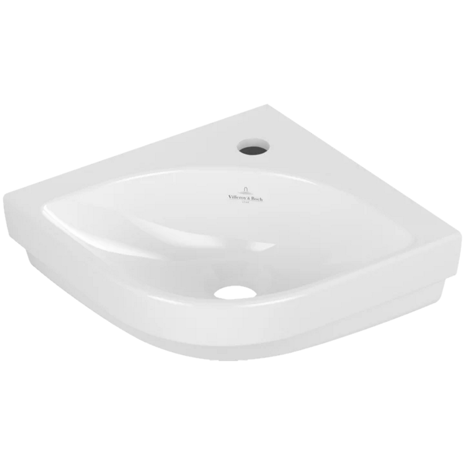 Hoekfontein Villeroy & Boch Subway 3.0 32x32x14.5 cm Wit Alpin