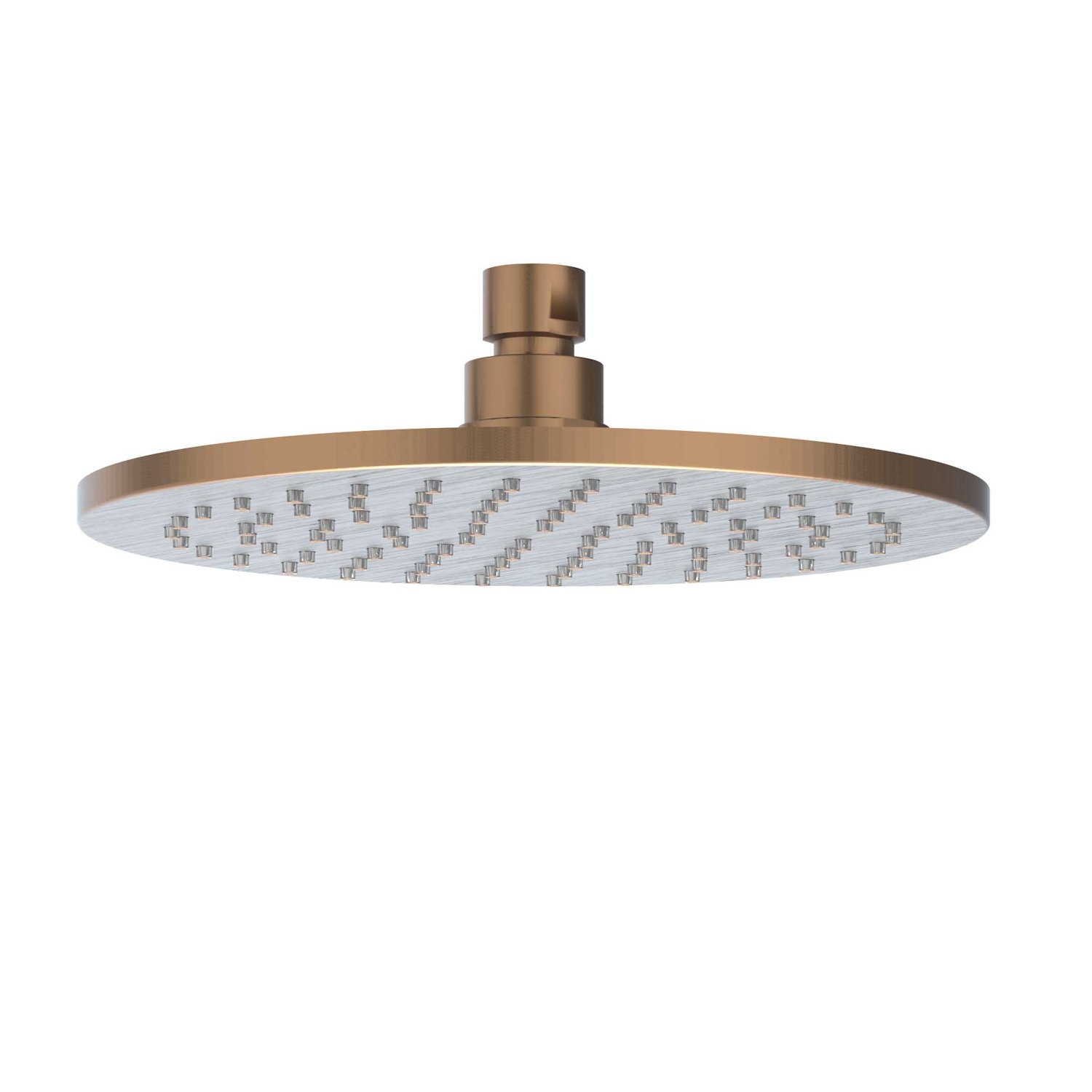 Hoofddouche IVY Medium 30 cm Anti-Kalk Nozzels RVS316 Geborsteld Mat Koper PVD