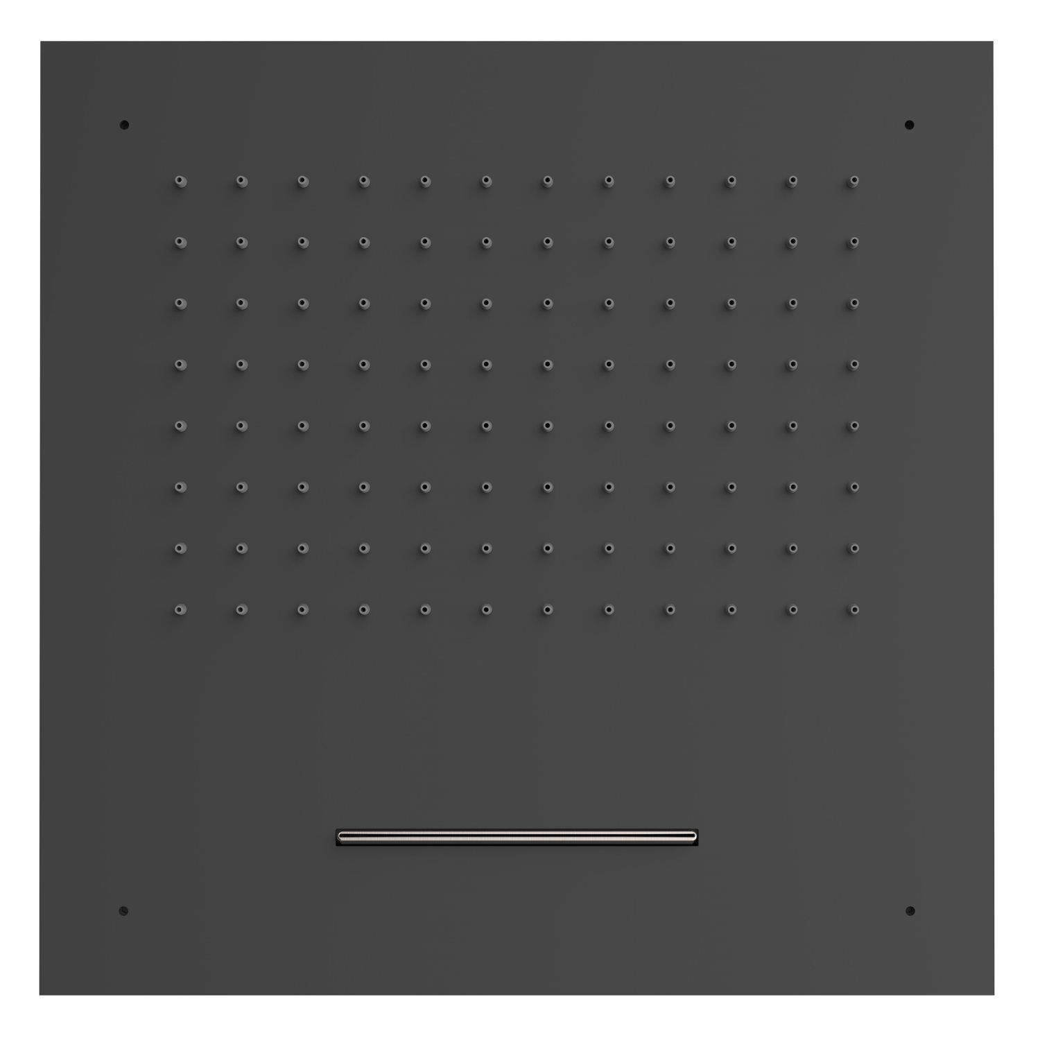 Hoofddouche Tres Plafond met Waterval 50x50 cm Mat Zwart