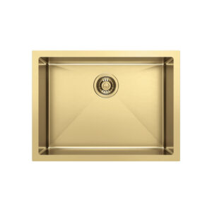 Inbouw Wastafel Sapho Zenith 60x45 cm RVS Goud PVD