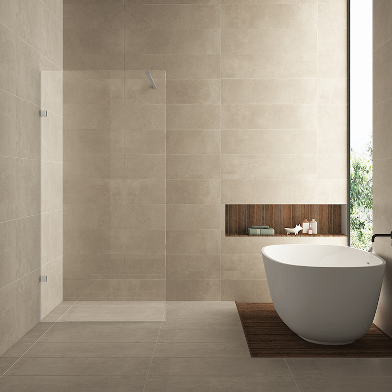 Inloopdouche BWS Miley 60x200 cm 8 mm Nano Helder Glas Chroom